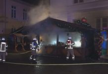 Pożar na jarmarku bożonarodzeniowym w Oldenburgu. 32-letni podejrzany trafił do aresztu