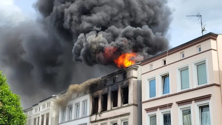 Tragiczny pożar w Niemczech: Kobieta wyskoczyła z drugiego piętra w obawie o życie