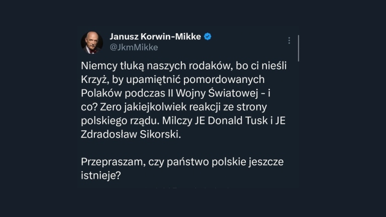 Niemiecka policja kontra polski krzyż. Robert Bąkiewicz zatrzymany, ostre komentarze polityków!