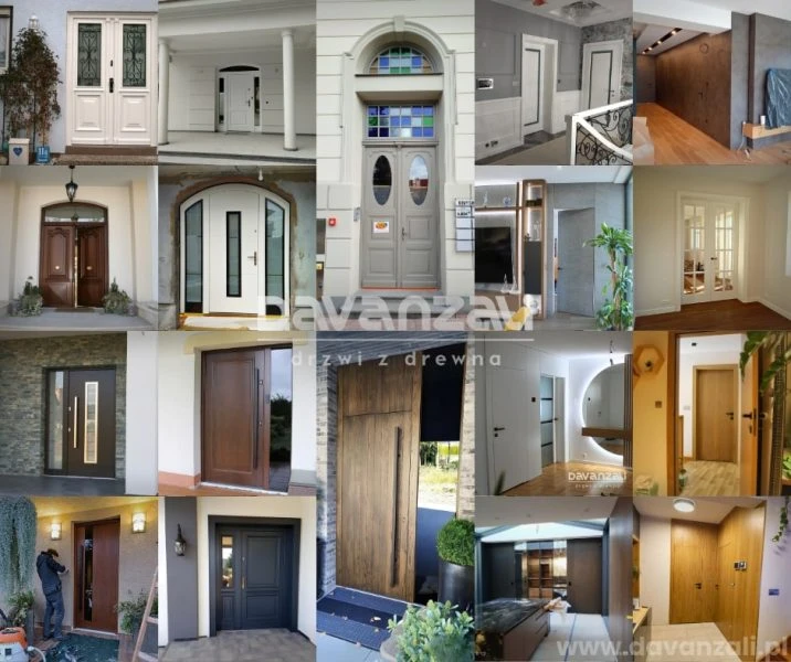 Davanzali -drzwi z drewna | zakład produkcyjny | stolarz | drzwi wejściowe i zewnętrzne DĘBOWE