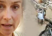 Reporterka RTL przyłapana na oblewaniu się błotem na potrzeby relacji z terenu dotkniętego powodzią