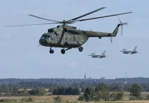 Rosyjski śmigłowiec naruszył polską przestrzeń powietrzną. Polska poderwała myśliwce! Rosyjski śmigłowiec wojskowy Mi-8 i polskie myśliwce