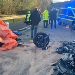 Rozbite Porsche na a5 w Niemczech