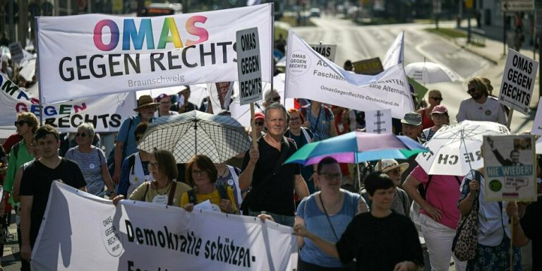 Niemcy: Seniorki protestowały przeciwko prawicy