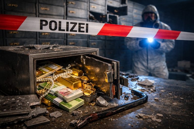 Znowu to zrobili! Kolejny skok na skrytki bankowe w Niemczech. Policja bez tropu