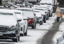 Nawet do 20 centymetrów śniegu w Niemczech
