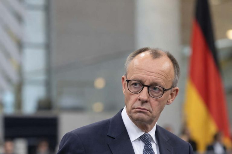 Friedrich Merz w Bundestagu