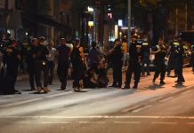 Strzelanina w Berlinie: Przypadkowo trafiony rowerzysta operowany na poboczu drogi!