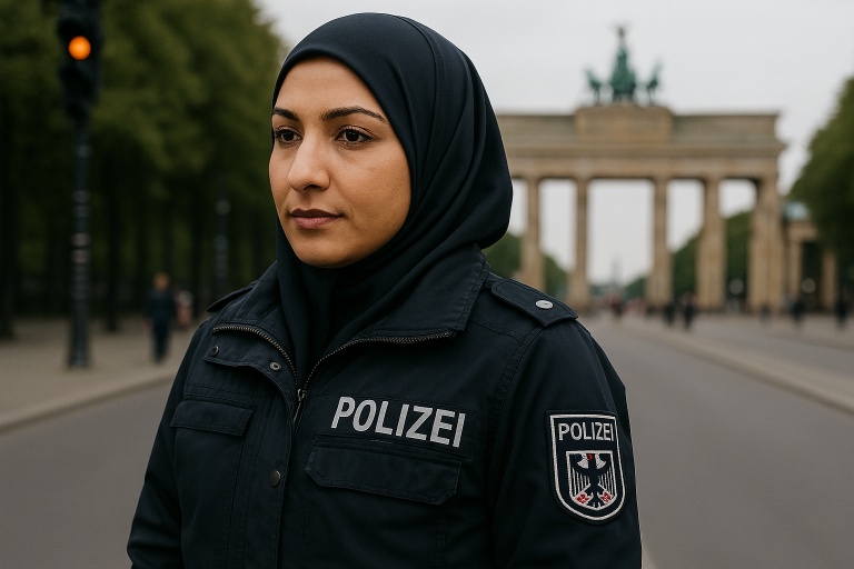 Zieloni w Berlinie chcą znieść ustawę o neutralności. Czy policjantki będą mogły nosić hidżab na służbie?