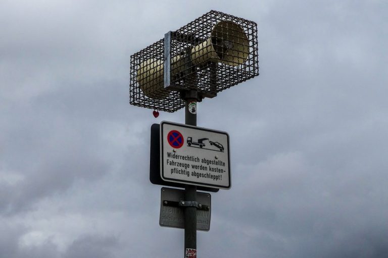 Syrena alarmowa podczas ogólnokrajowego testu ostrzegania w Niemczech