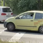 Syryjczyk odjechał żółtym Citroenem