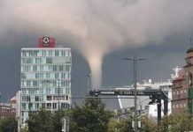 Tornado w Kiel: Kilka osób zostało zdmuchniętych do Bałtyku! (WIDEO)