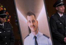 Uroczystości pogrzebowe zamordowanego policjanta w Mannheim