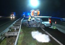 Poważny wypadek na A3 w okolicach Wesel: Kierowca jadący pod prąd zabija człowieka