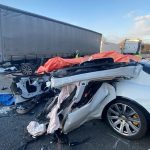 Wypadek Porsche na A5 w Niemczech