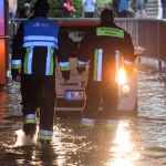 Zalane drogi w Norymberdze