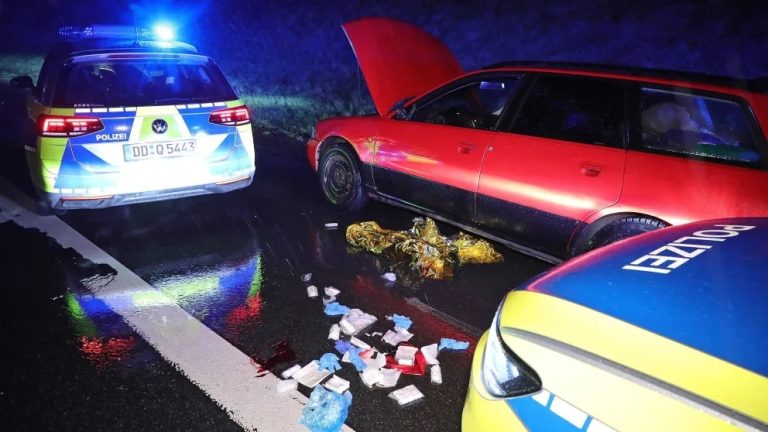 Niemcy: Policja ostrzelała uciekającego autostradą A4 złodzieja tablic rejestracyjnych