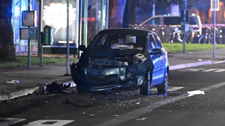Obywatel Azerbejdżanu wjechał samochodem w przystanek autobusowy. Cztery osoby ranne w centrum Giessen