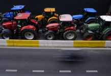 Polscy rolnicy blokują autostradę A2 na granicy polsko-niemieckiej