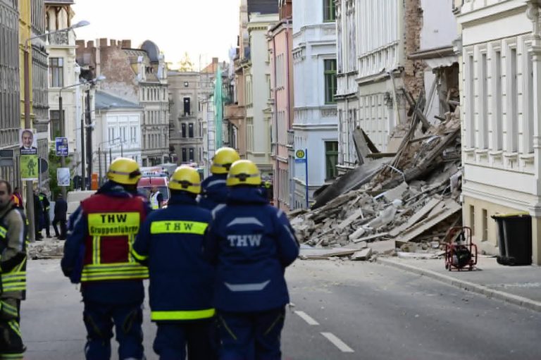 Runęła zabytkowa kamienica w Görlitz. Trwają poszukiwania zaginionych