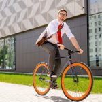 fahrrad businessman