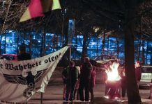 Gera: Prawicowcy zablokowali drogę do planowanego ośrodka dla uchodźców