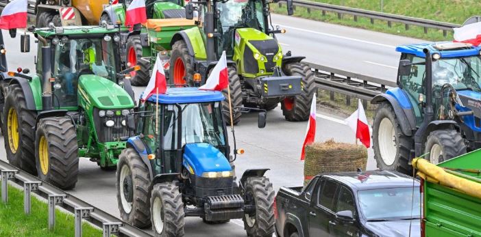 Protest rolników w Polsce: utrudnienia w ruchu na granicy z Niemcami