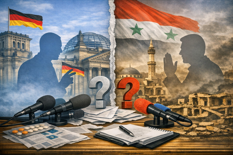 „To nie ja to powiedziałem” – chaos wokół słów o Syrii. Al-Scharaa zaprzecza wersji Berlina i wskazuje na Merza