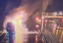 Niemcy: Polski kierowca ciężarówki pędził przez tunel autostradowy z płonącą naczepą