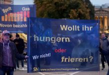 Znów tysiące obywateli z Niemiec Wschodnich demonstrowało przeciwko polityce energetycznej
