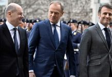 Spotkanie na szczycie Olafa Scholza, Emmanuela Macrona i Donalda Tuska