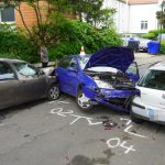 seniorka wjechała na chodnik