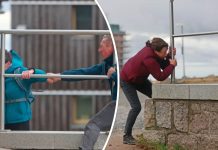 Niemcy: Huragan „Emir” prawie zmiótł turystów ze szczytu Brocken