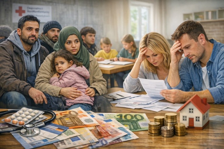 Nielegalni imigranci nadal będą objęci bezpłatnym ubezpieczeniem zdrowotnym, a małżonkowie mają płacić 2800 euro