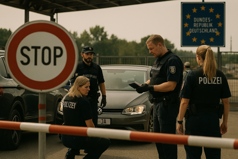 Niemcy zaostrzają kontrole graniczne: tysiące zatrzymań, 27 tys. zawróconych i 140 mln euro kosztów. Skuteczność pod znakiem zapytania