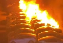 Frankfurt: Dziesięć samochodów marki Tesla stanęło w ogniu