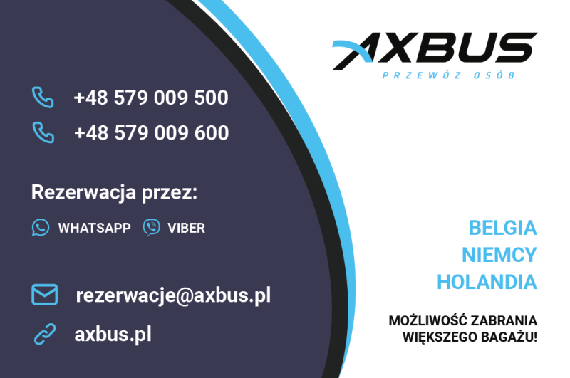 AxBus- Busy do Niemiec, Belgii i Holandii