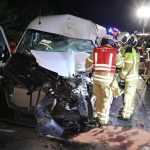 wypadek z ciężarówką na a4 w Dreźnie-min